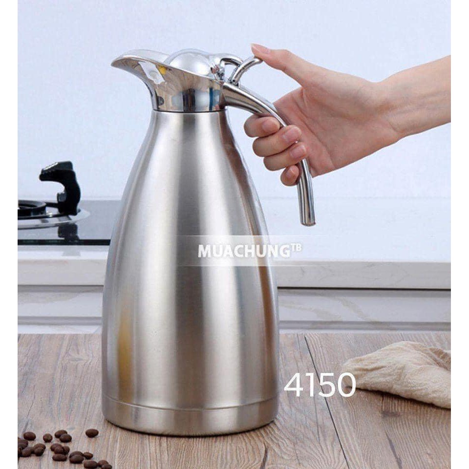 Bình thuỷ giữ nhiệt inox 2 lít siêu tiện dụng