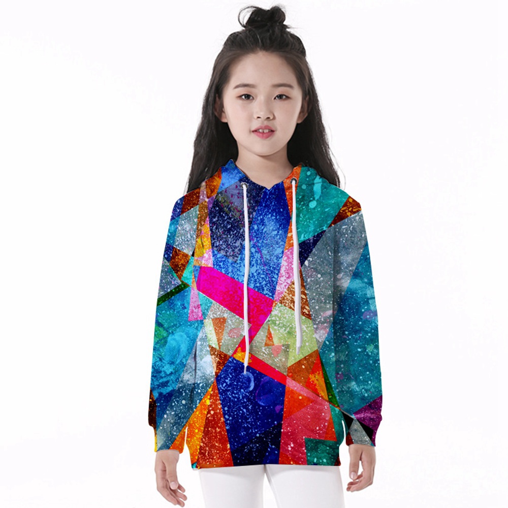 Áo Hoodie In Hình Chim Hồng Hạc 3d Cho Bé Gái