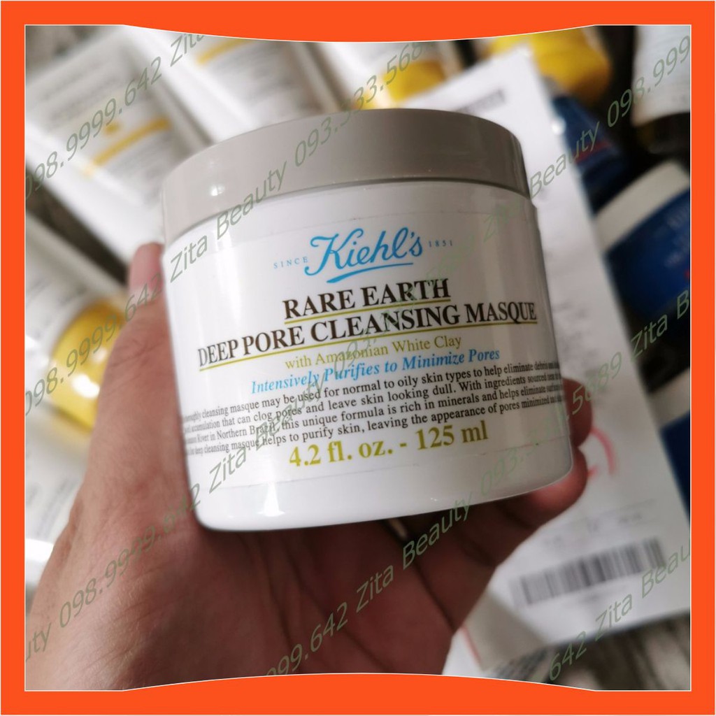 MẶT NẠ đất sét KIEHLS RARE EARTH DEEP PORE 142G siêu chính hãng