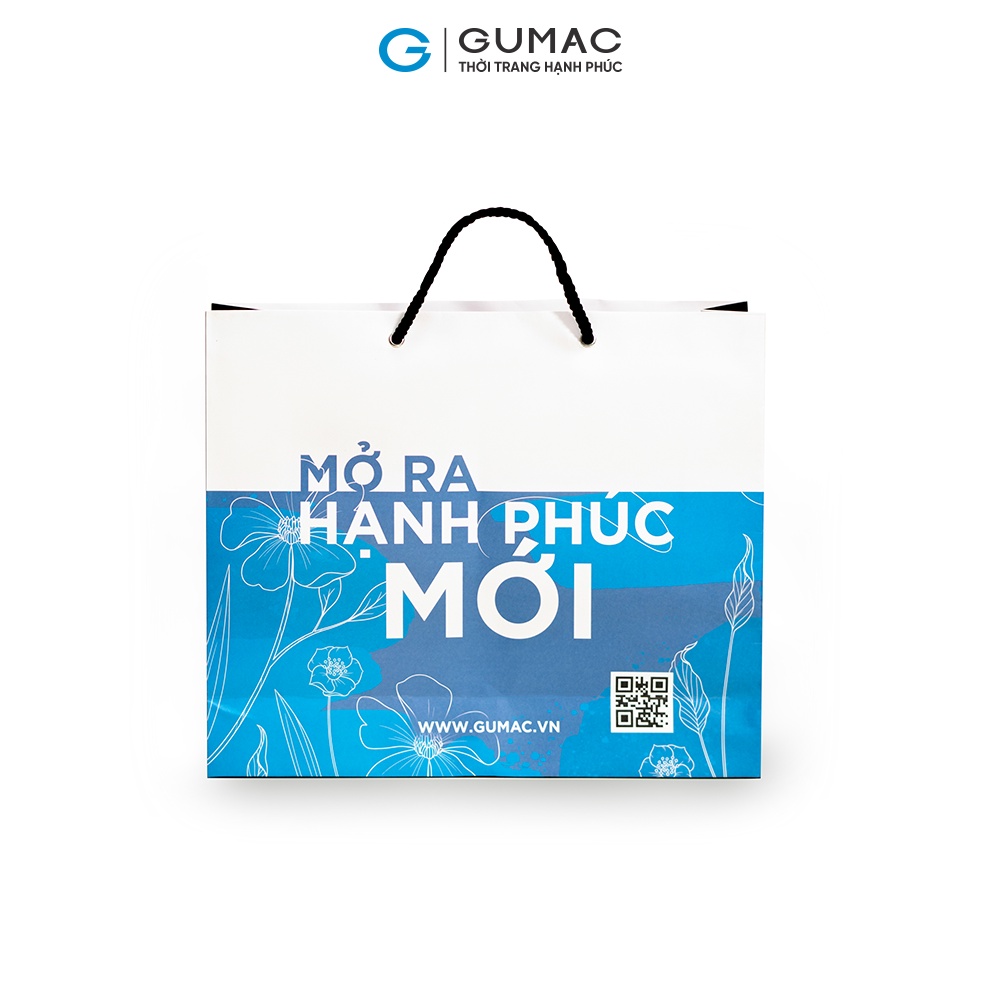 Túi giấy xanh thời trang GUMAC