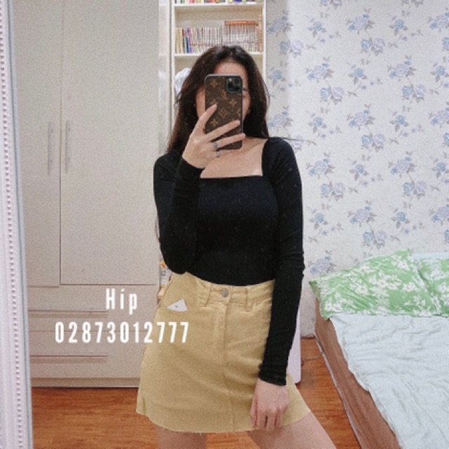 [XẢ KHO - GIÁ SỐC] Áo thun body tay dài cổ vuông (Hipshop HCM) | BigBuy360 - bigbuy360.vn