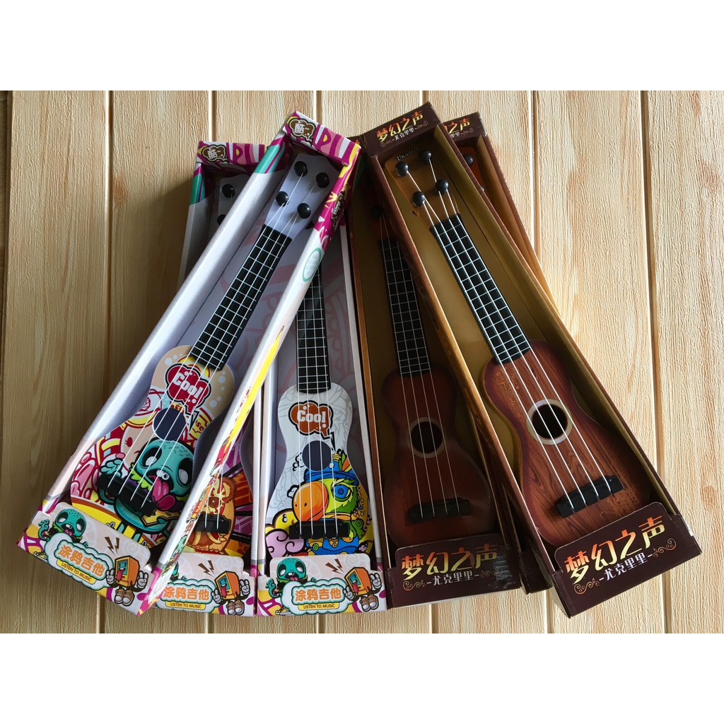 Đồ Chơi Đàn Ukulele Cho Bé Vừa Chơi Vừa Học Phát Triển Trí Tuệ