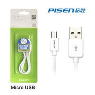 Cáp Pisen Micro USB Braided 1.2m - Hàng Chính Hãng 5.0
