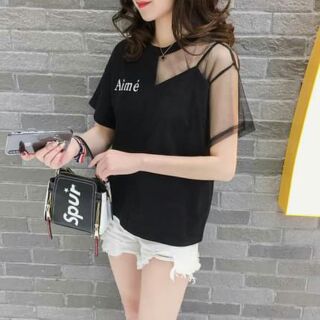 Áo thun hở vai quảng châu bigsize