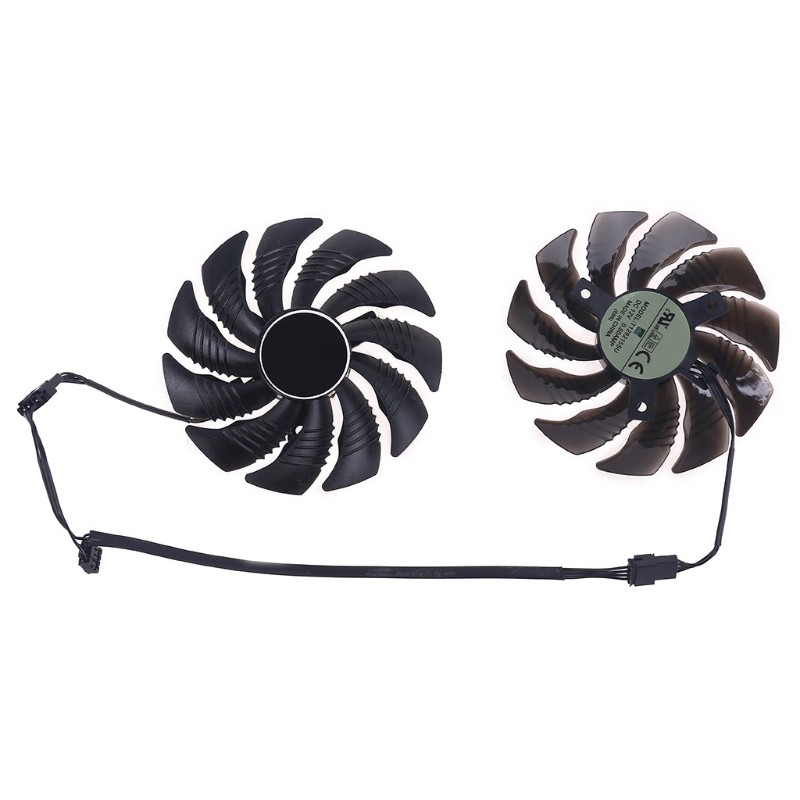Quạt tản nhiệt 4 pin 88mm T129215Su cho Gigabyte Geforce Gtx1060 1650 1070 1050ti
