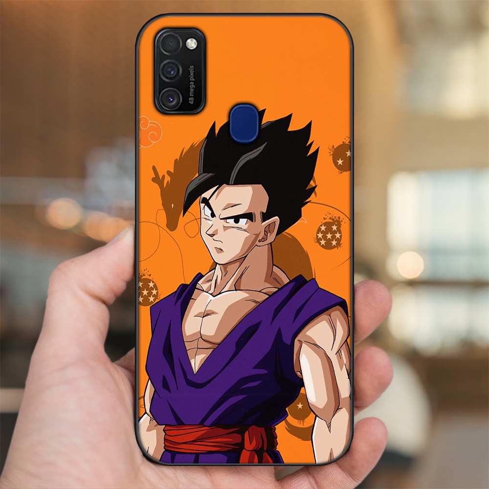 Ốp lưng Samsung M21, M30S viền đen in hình Gohan Dragon Ball