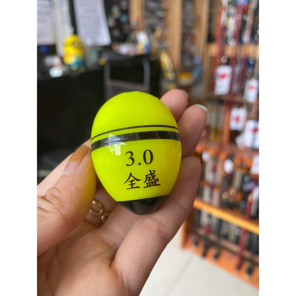 Phao iso tròn một màu phao trứng câu cá
