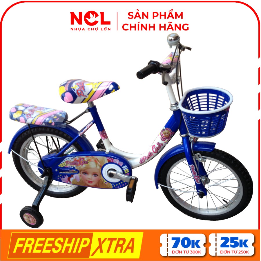 [Nhựa Chợ Lớn] Xe Đạp Trẻ Em 16 inch K48 - Cho Bé Từ 5 đến 7 Tuổi