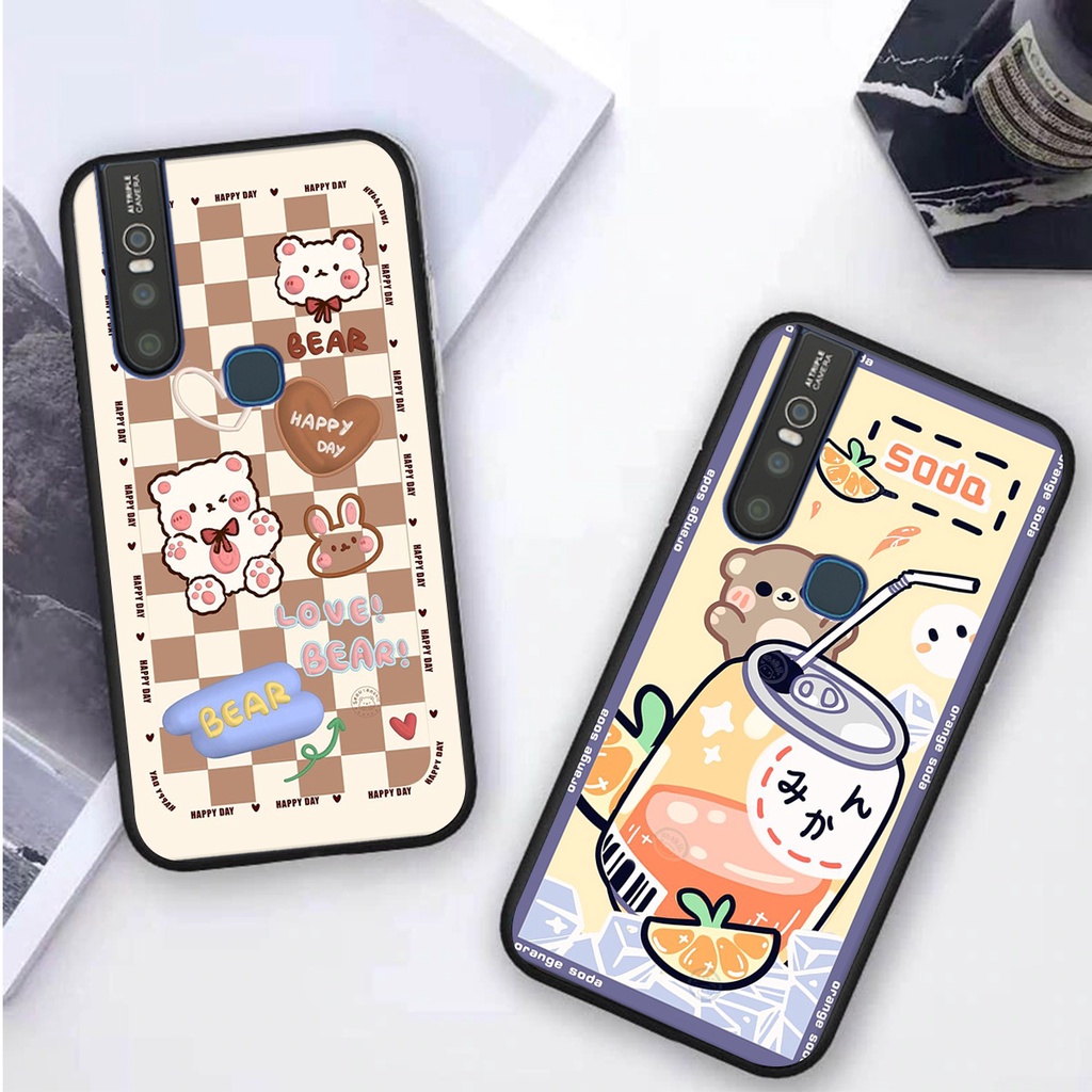 Ốp lưng Vivo V15 / V15 PRO in hình 3D GẤU cute be@r, soda, happy day cực hot ,thời thượng