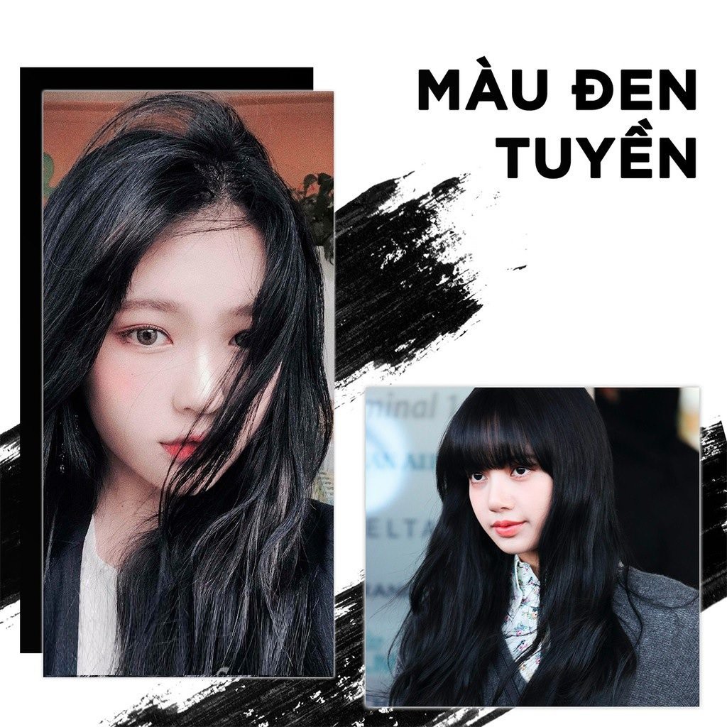 Kem Nhuộm Tóc Màu Đen Tự Nhiên 2/0 Natural Black Hair Dye Cream