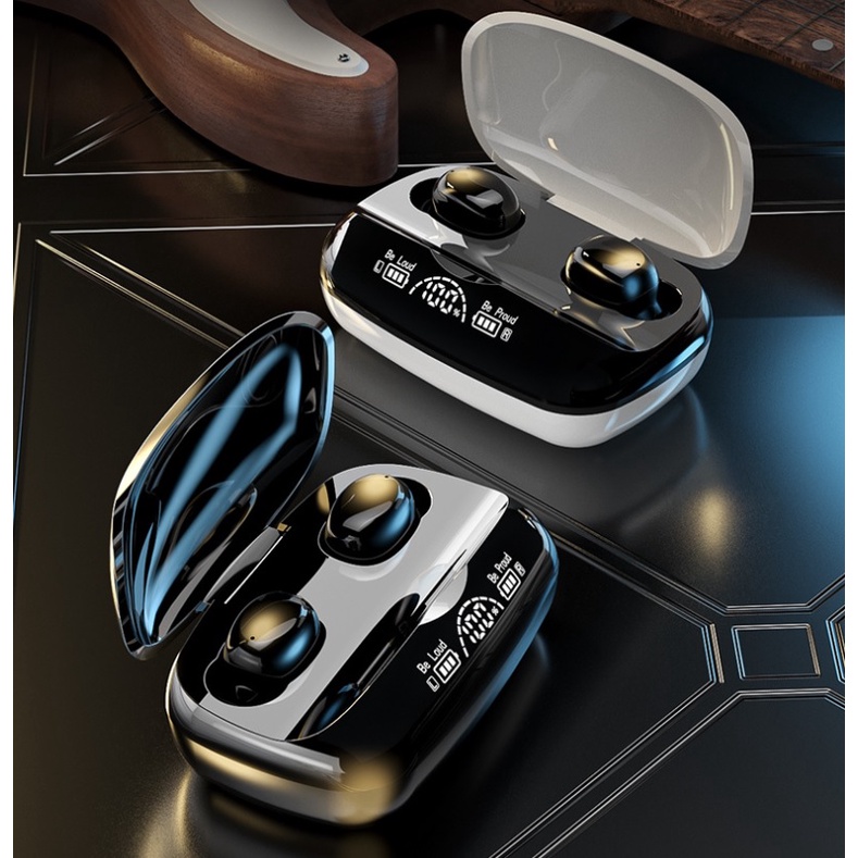 Tai Nghe Bluetooth Ztu Smart T9 Chính hãng Kiêm sạc dự phòng - Có Nút Cảm Ứng - Bluetooth 5.2 thể thao Hiển thị %Pin