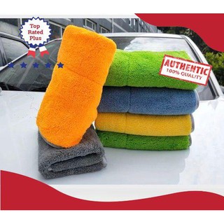 Khăn siêu sợi microfiber coral 2 mặt siêu dày, siêu thấm hút chuyên dụng lau xe cao cấp