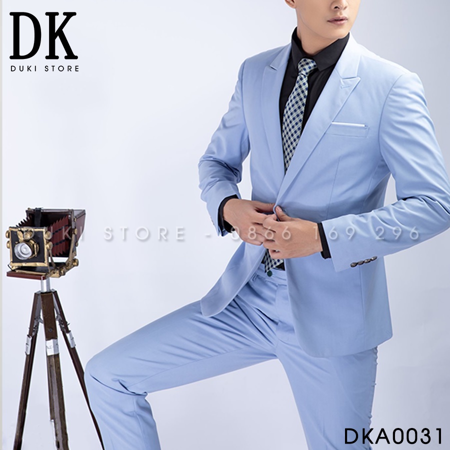 Bộ vest nam 2 lớp đẹp giá tại xưởng DKA0001 - DUKI STORE