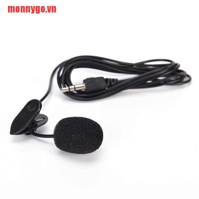 [monnygo]high quality mini 3.5mm hands-free mic microphone clip on lavalier