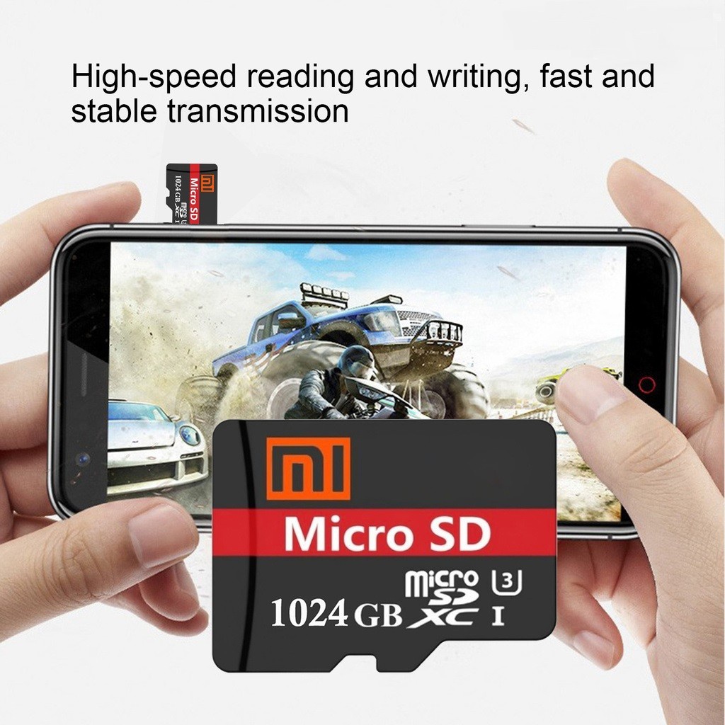Thẻ nhớ TF Xiaomi 64/ 128/ 256/ 512GB/ 1TB tốc độ cao U3 cho máy tính bảng điện thoại DVR