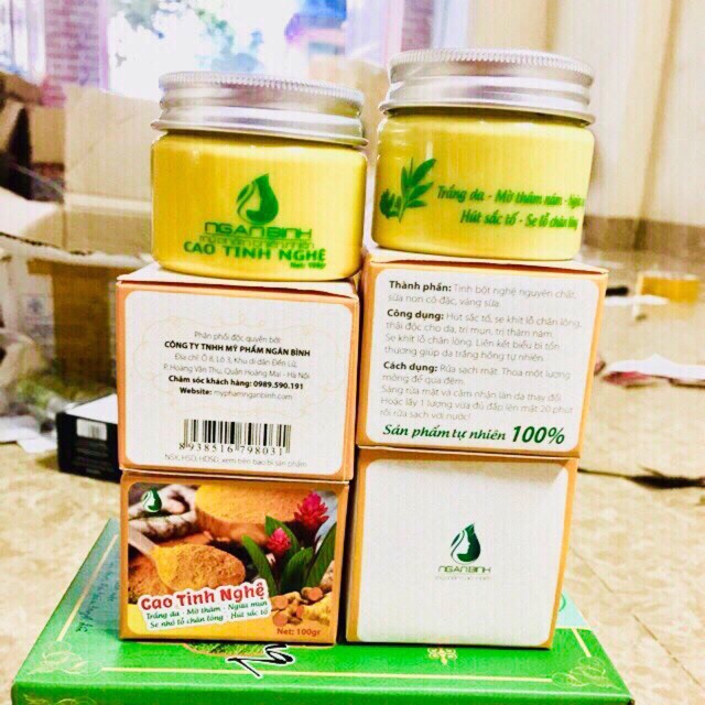 Combo 2 Cao tinh nghệ Ngân Bình