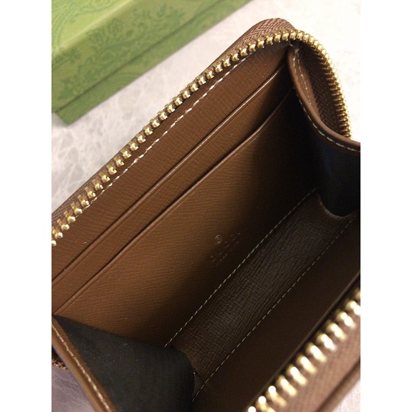 Ví ngắn dạng khoá kéo thương hiệu Gucci GC Marmont da thật cao cấp