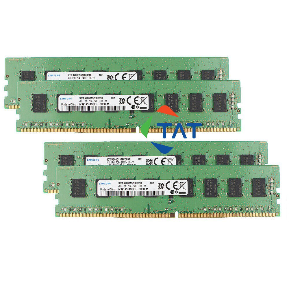 RAM Samsung 4GB DDR4 Bus 2400MHz 1.2V PC4-2400 Chính Hãng Dùng Cho Máy Tính Để Bàn PC Desktop Bảo Hành 36 Tháng 1 Đổi 1