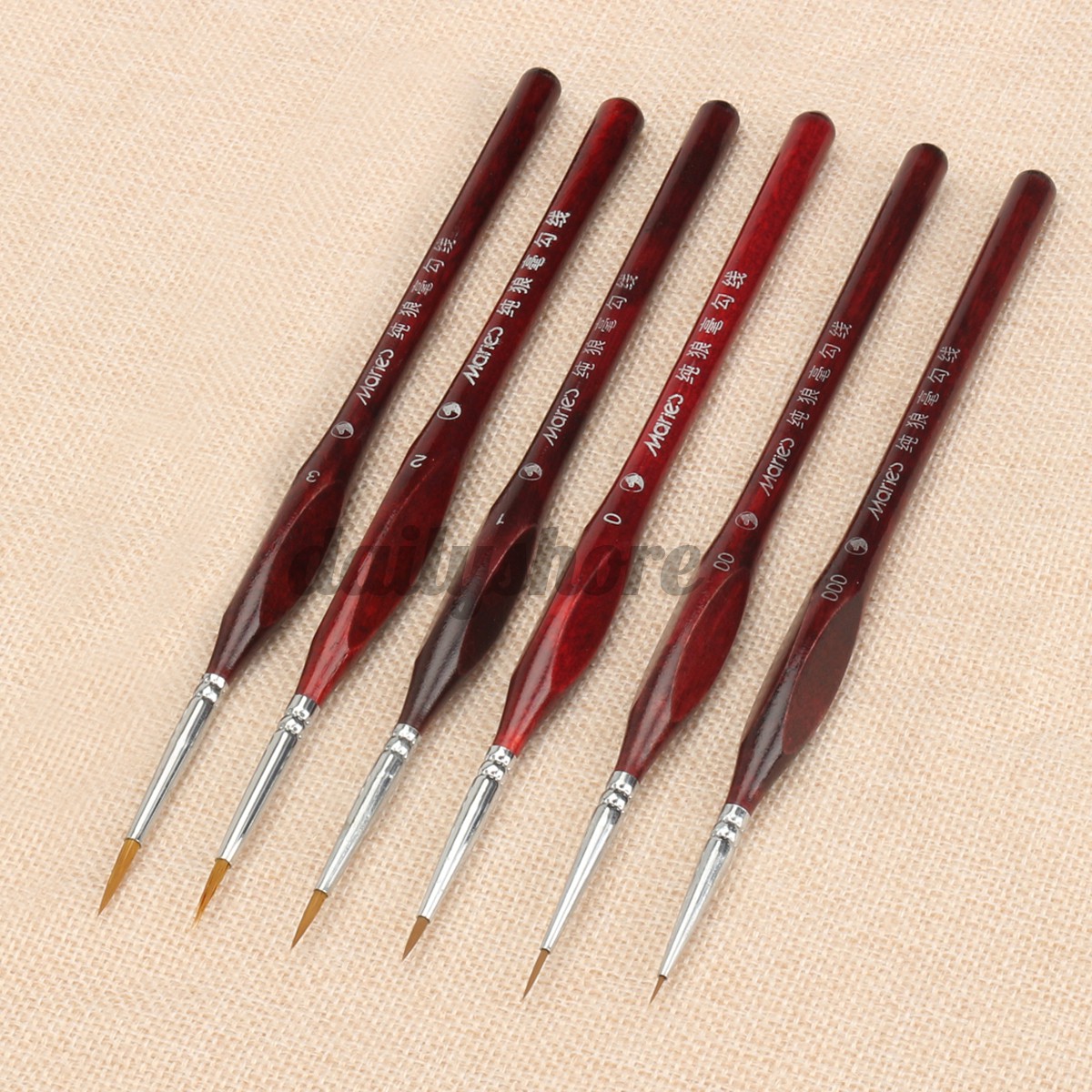 Set 6 Cọ Vẽ Tranh Mini