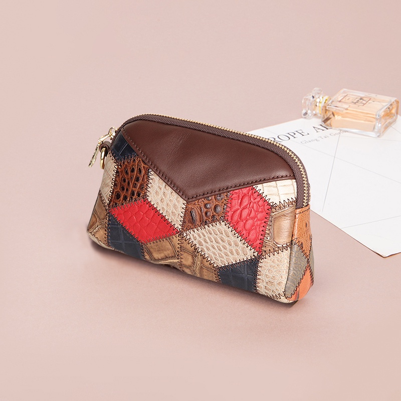 Ví da Cobbler Legend 5212901-1 cầm tay dáng dài đa năng có khóa kéo thời trang cho nữ