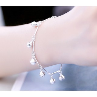 Lắc tay lục lạc bạc - TS-0166