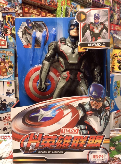 Mô Hình Iron Man Người Sắt - Captain American Đội trưởng Mỹ  30cm