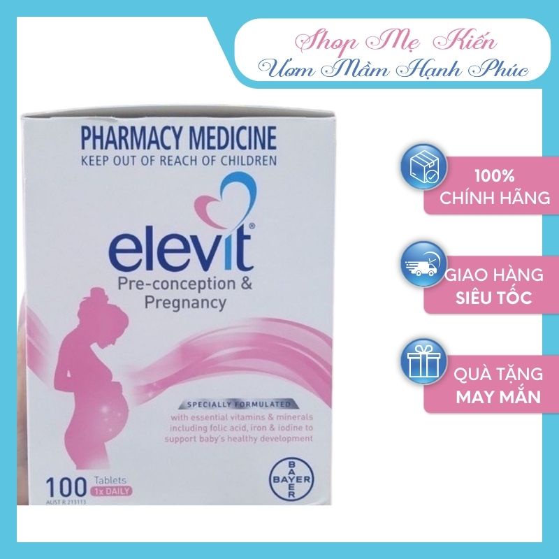 Vitamin tổng hợp bà bầu Elevit 100v