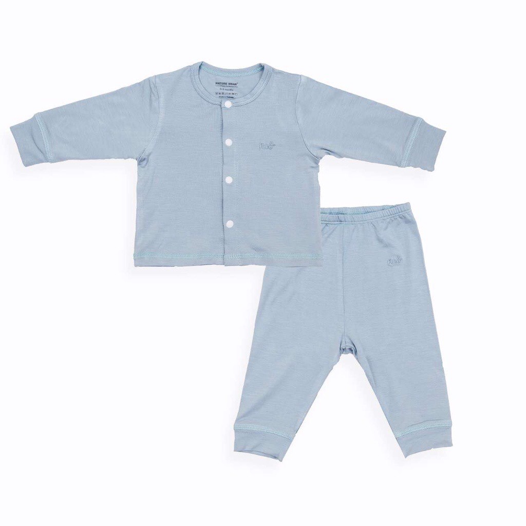 Bộ dài tay cài thăng Nature Wear