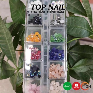 Set trai nửa mix size 12 màu chân keo YHB