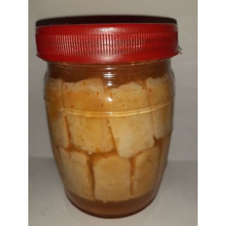Chao HOA SEN hủ thủy tinh 900g ( chao chùa bún riêu Vững Tàu)