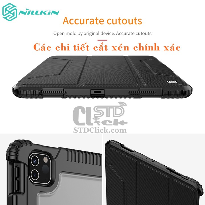 [Mã ELMS5 giảm 7% đơn 300K] BAO DA IPAD PRO 11 2020 NILLKIN BUMPER CHỐNG SỐC CHÍNH HÃNG [NEW SALEOFF] | BigBuy360 - bigbuy360.vn