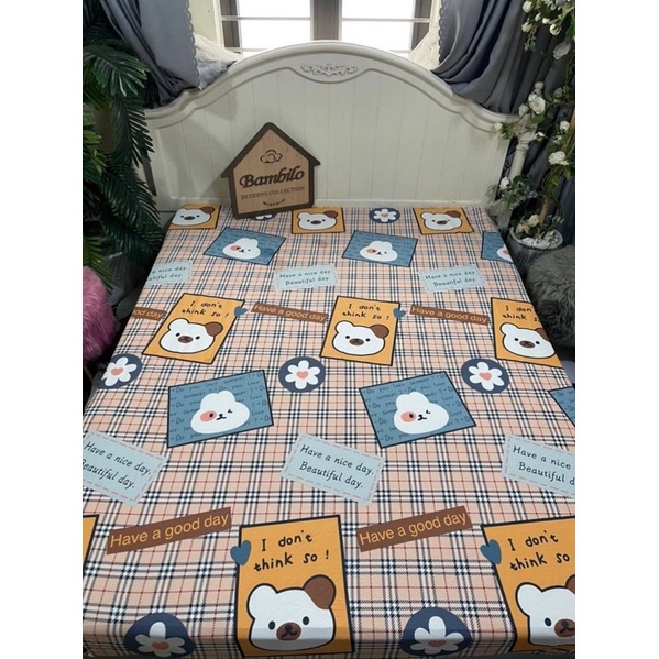 Ga chống thấm cotton cao cấp Hàn Quốc, ga trải giường chống thấm không nóng, không bí, thoáng mát