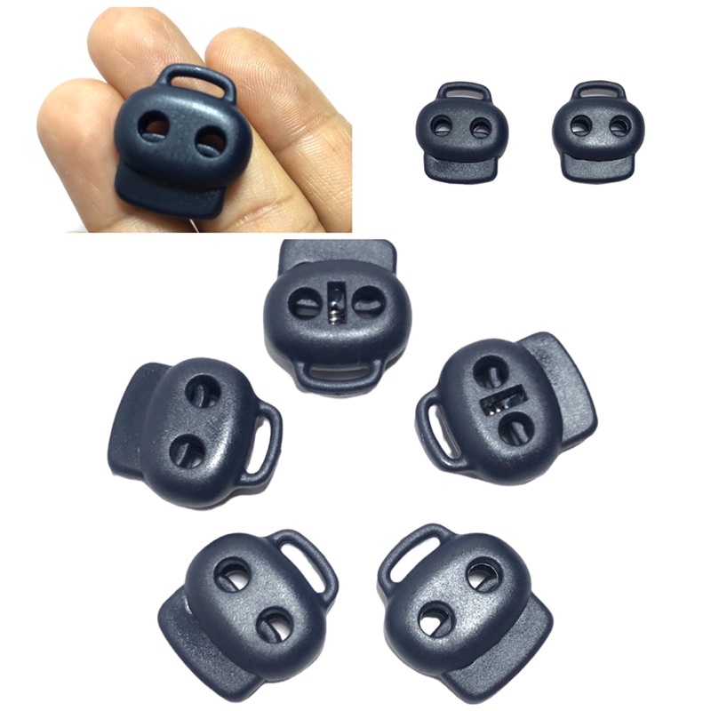 5 cái - Nút nhựa chặn dây balo, túi rút, quần thể thao, áo khoác, giày....