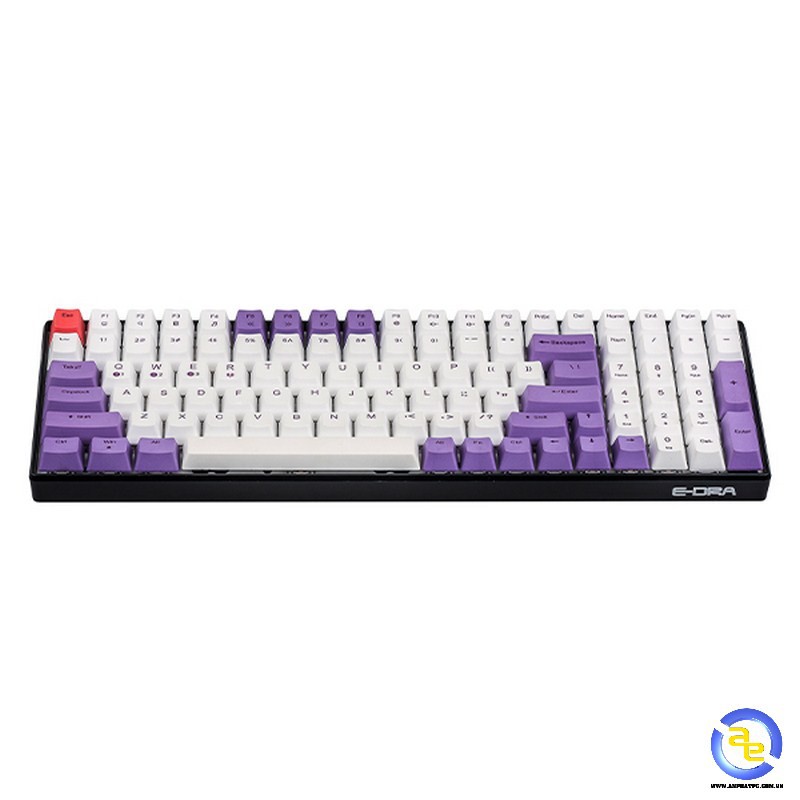 Bàn phím cơ EDRA EK396W Bluetooth Gateron Chính hãng BH 24 tháng