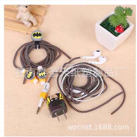 Bộ cuốn bảo vệ dây sạc & tai nghe hình thú | BigBuy360 - bigbuy360.vn