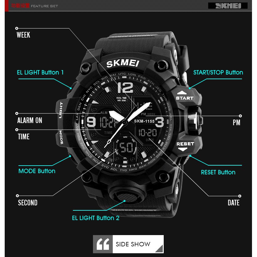 Đồng hồ nam SKMEI điện tử thể thao chính hãng đa chức năng siêu bền chống nước SME25 -SHOP NGỌC HUYỀN | BigBuy360 - bigbuy360.vn
