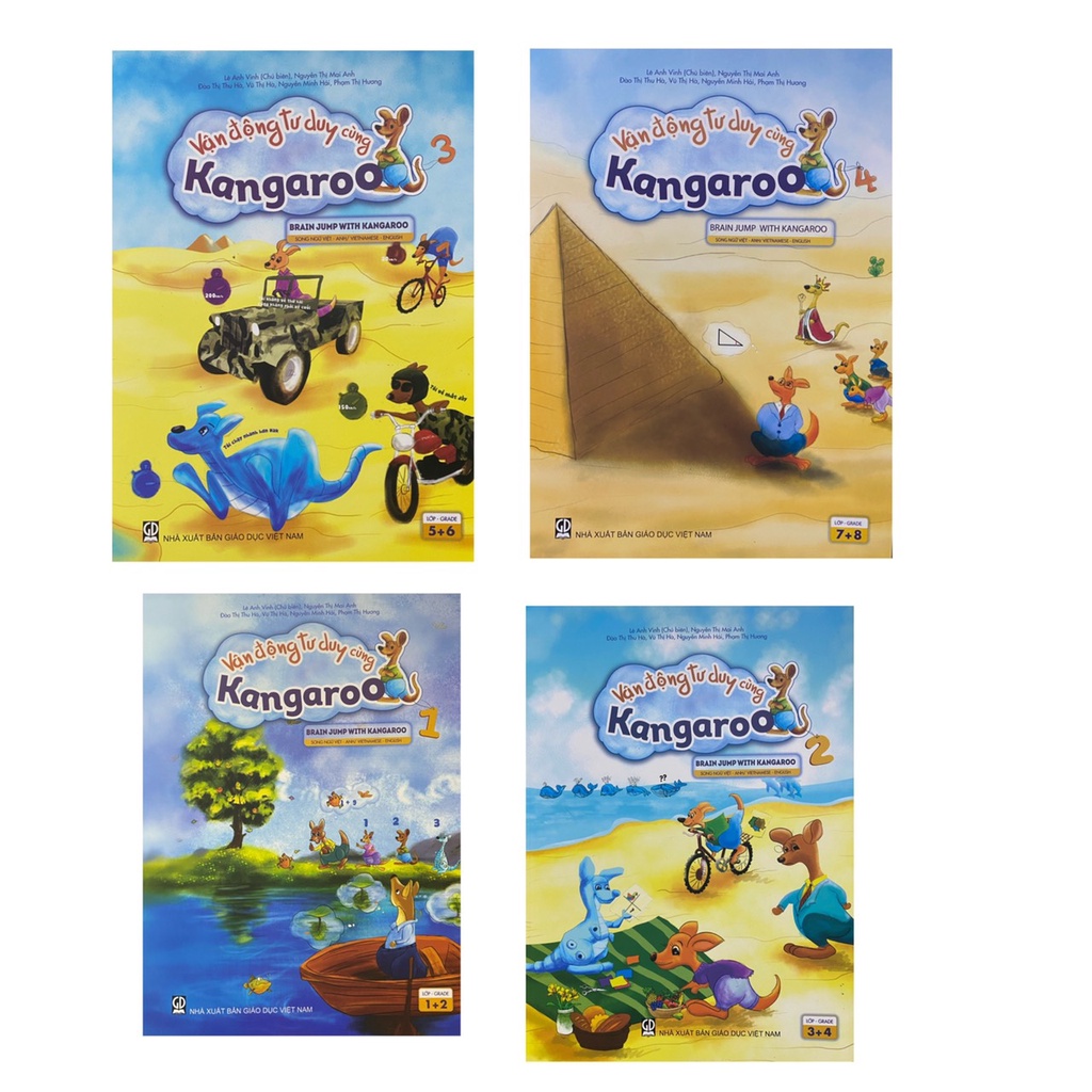 Sách - Combo Vận Động Tư Duy cùng Kangaroo