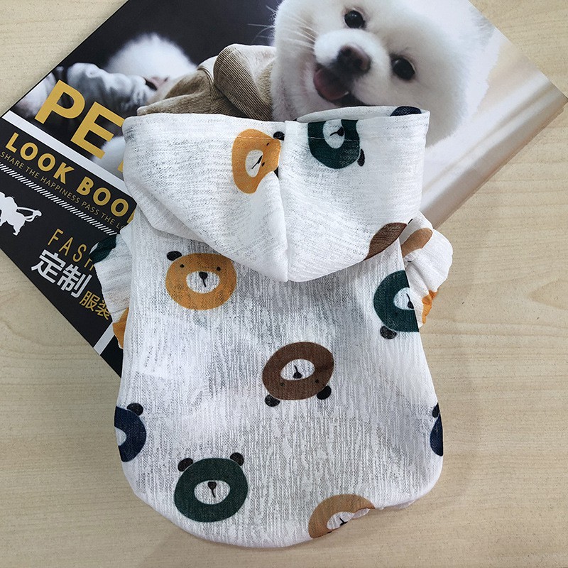 Áo Lụa Hoodie dành cho chó mèo