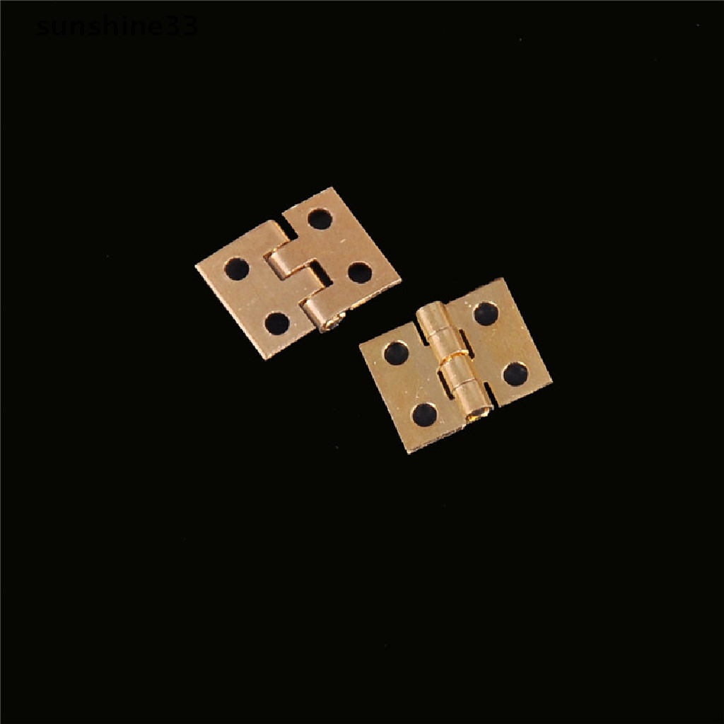 Bộ 20 Bản Lề Mini Bằng Đồng Thau Dùng Để Trang Trí Hộp Đựng Thuốc Lá