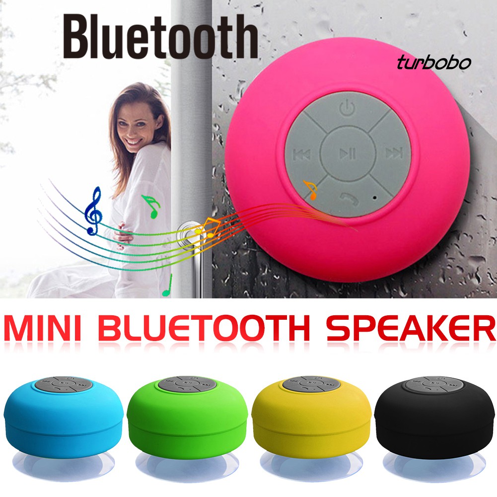 Loa Bluetooth Mini Không Dây Chống Nước Có Đế Hút Chân Không