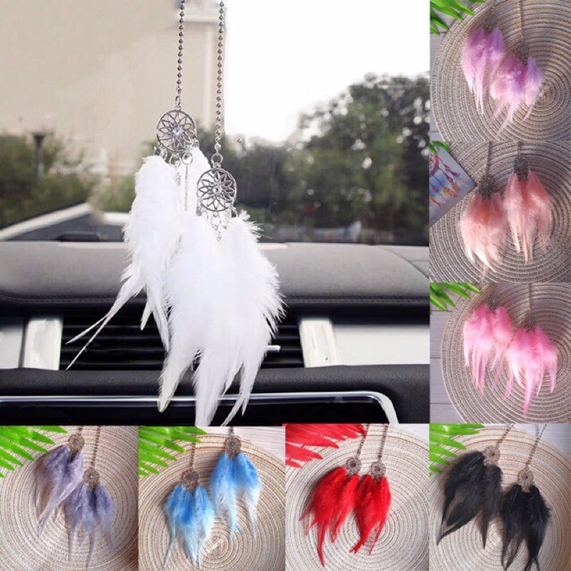 Dreamcatcher kim loại treo xe ô tô