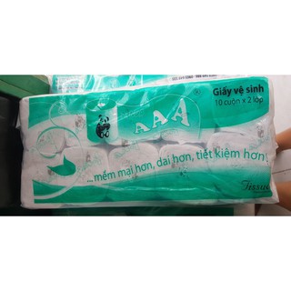 Lốc 10 cuộn giấy vệ sinh không lõi aa
