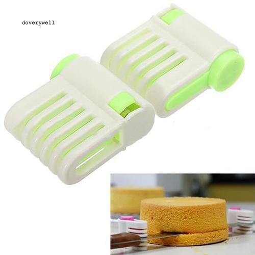 Cặp dụng cụ hỗ trợ cắt bánh kem / bông lan 5 tầng tiện lợi