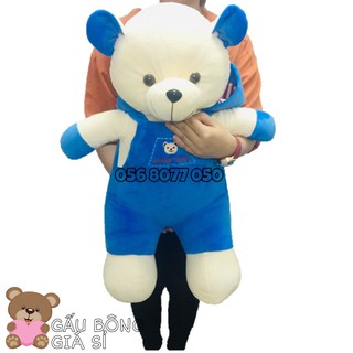 GẤU BÔNG TEDDY ĐỘI NÓN [60cm] THÚ NHỒI BÔNG TEDDY