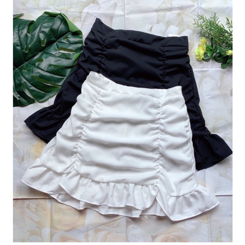 CHÂN VÁY ĐUÔI CÁ NHÚN CẠP CAO CÓ QUẦN TRONG | CHÂN VÁY ÔM BODY ☘️☘️🎀By bear.story | BigBuy360 - bigbuy360.vn