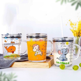 LY THỦY TINH 3IN1 CÓ NẮP ĐẬY