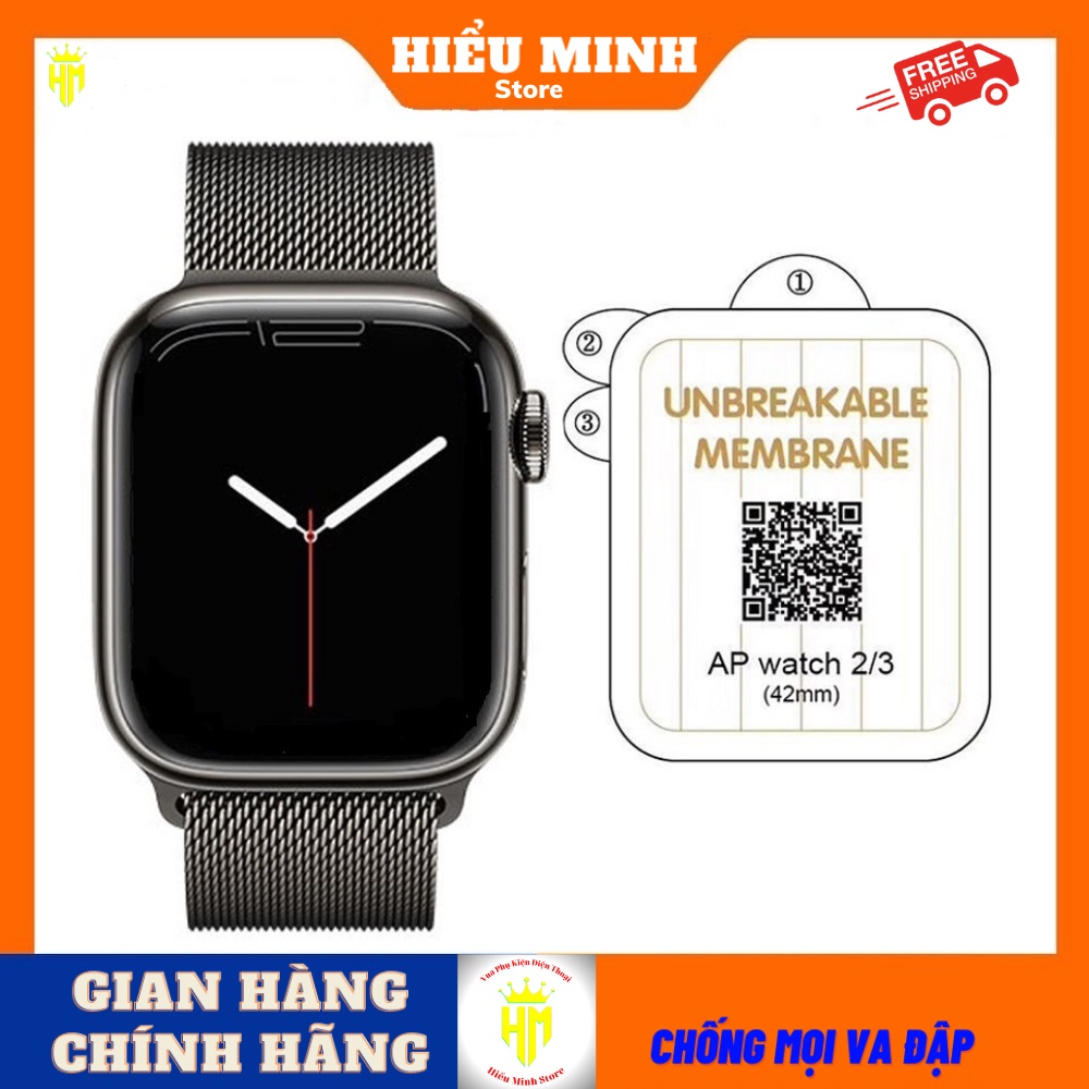 Dán PPF cho đồng hồ Apple Watch chống trầy xước tuyệt đối