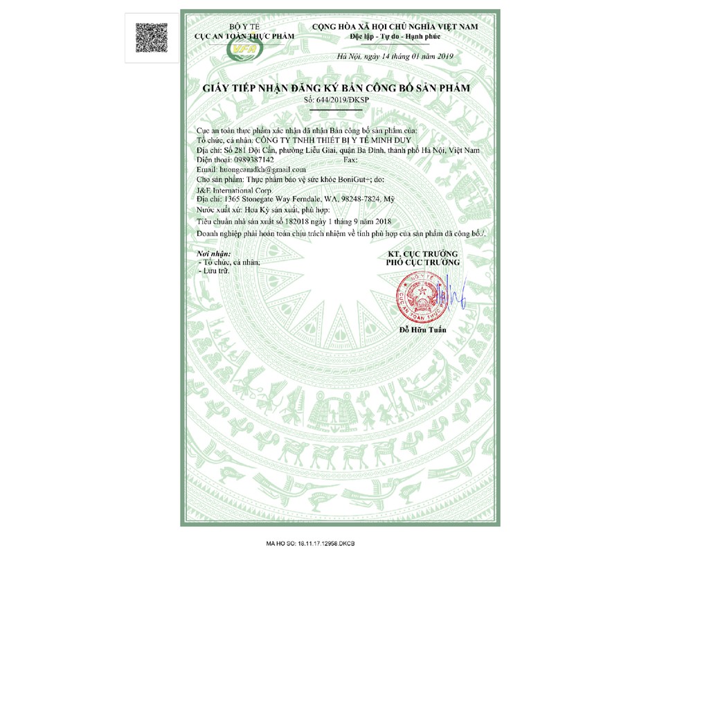 BoniGut+, Hỗ trợ giảm acid urictrong máu ( lọ 30,60 viên )
