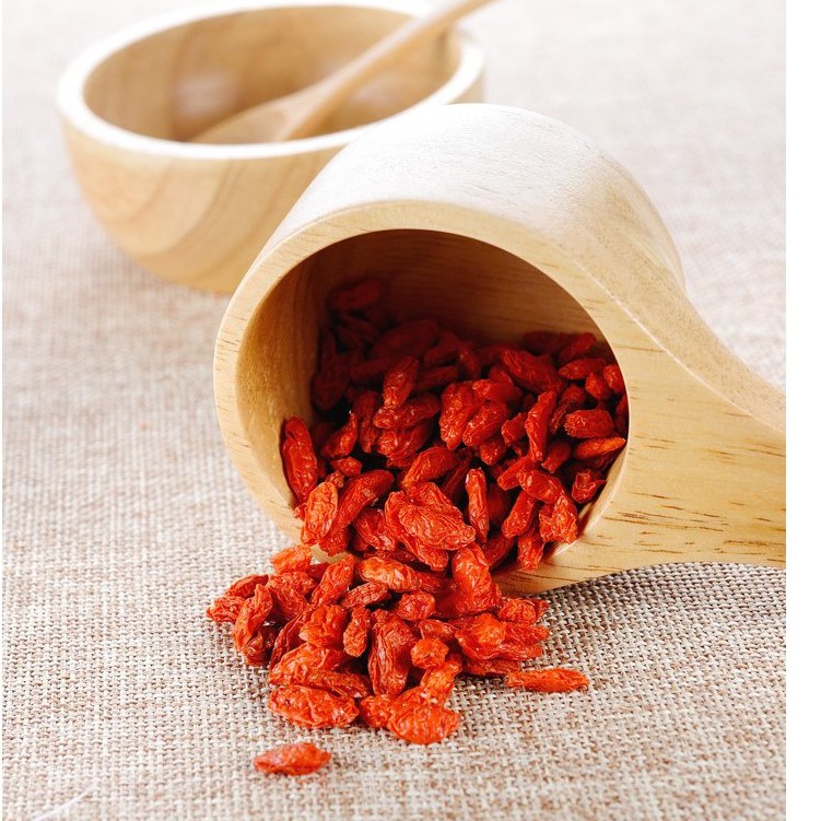 Kỷ tử Ninh Hạ hạt to ngọt - túi 100g / 500gr - nguyên liệu pha trà, nấu chè dưỡng nhan - Bếp Chè Thái