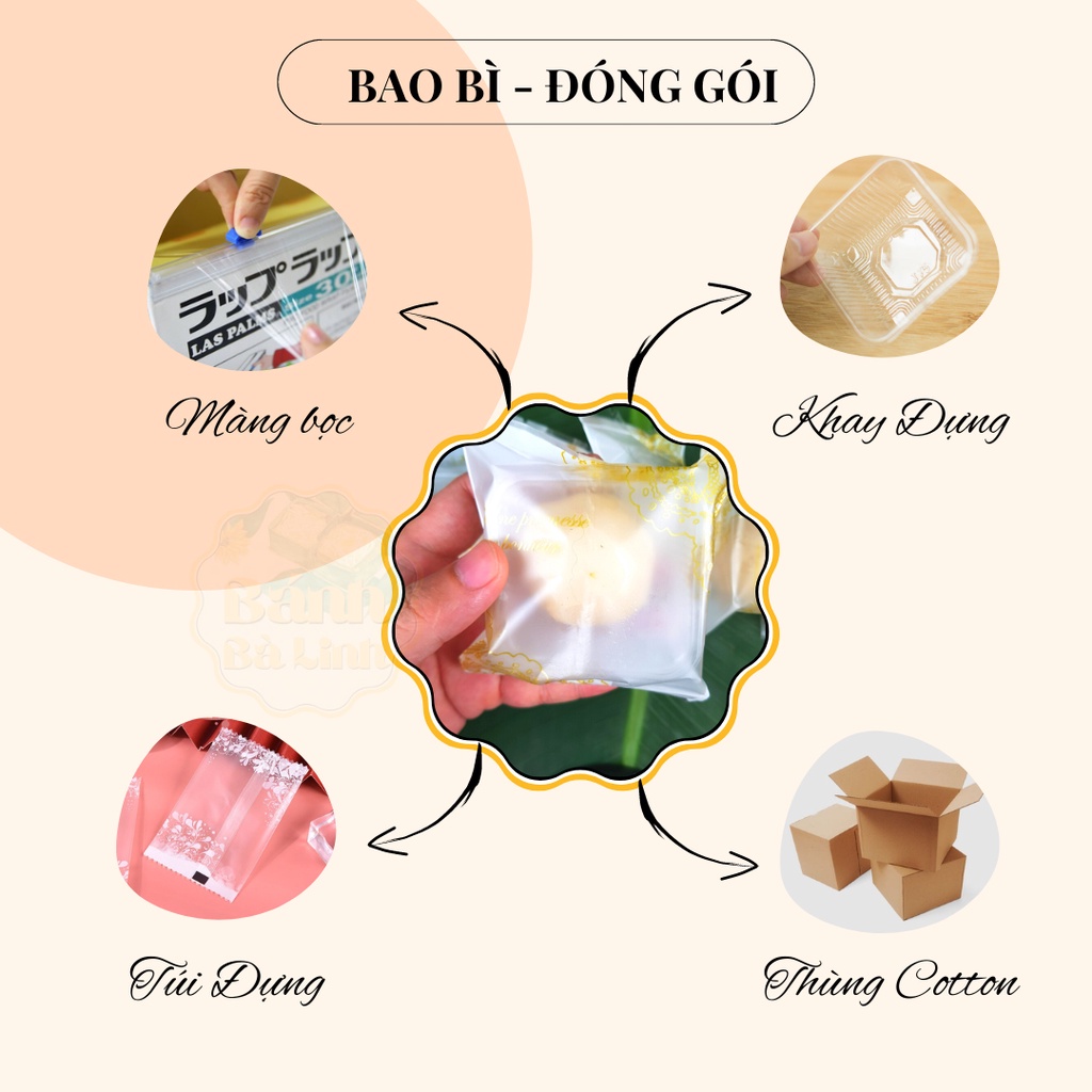 Bánh Ít Tôm Thịt Đặc Sản Đà Nẵng, 10 Cái, Hương Vị 100 Năm - Bánh Bà Linh